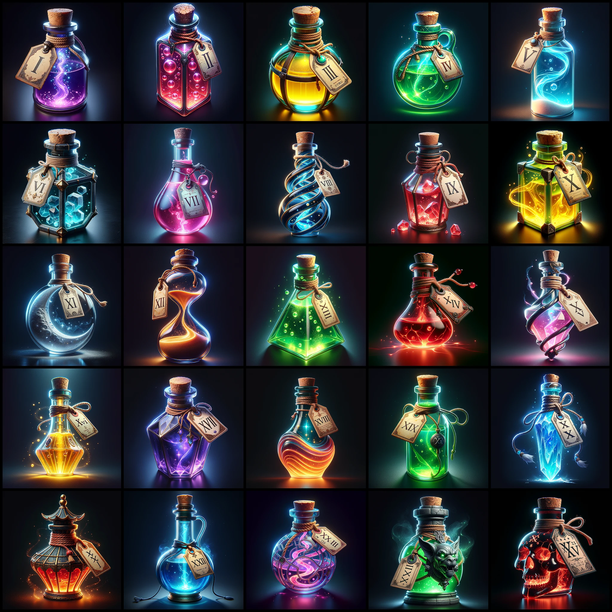 V1 prompt version with digital painting and 3D rendering style.